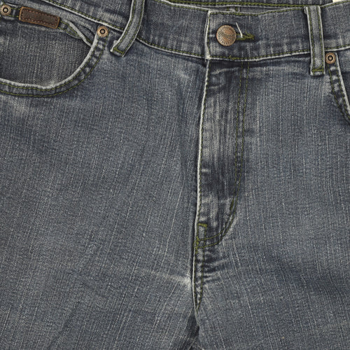 Wrangler Men's Blue Texas Stretch Straight Leg Jeans W33 L32