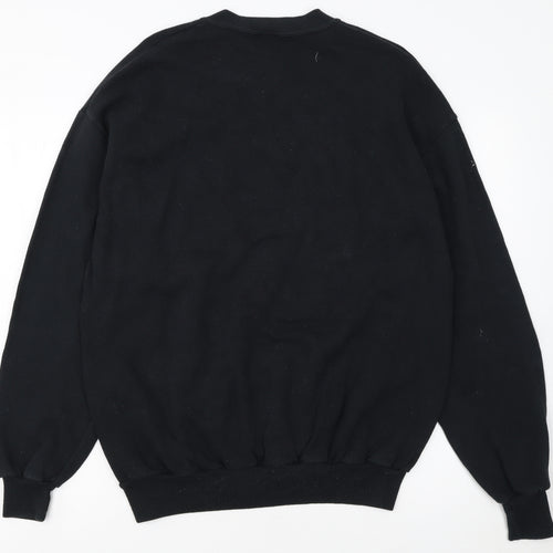 Jerzees Women Black XL Pullover Sweatshirt Friends Quote Print