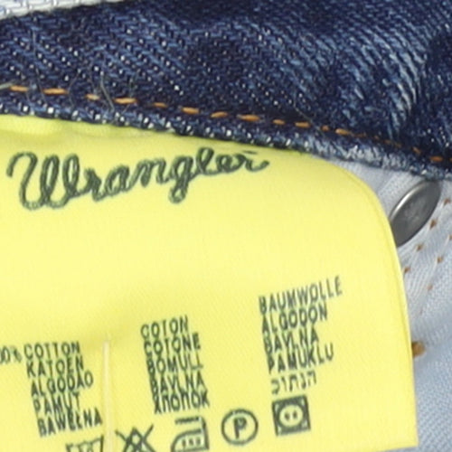 Wrangler Men's Blue Bootcut Denim Jeans W32 L32 Regular Fit