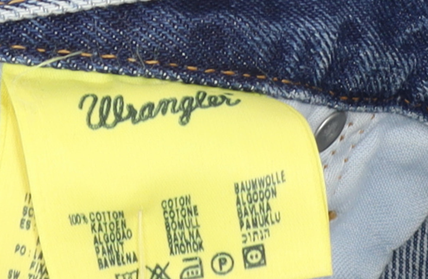 Wrangler Men's Blue Bootcut Denim Jeans W32 L32 Regular Fit