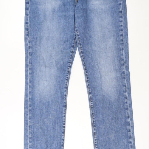Levi's Men's Blue Regular Fit Straight Denim Jeans 34W 32L
