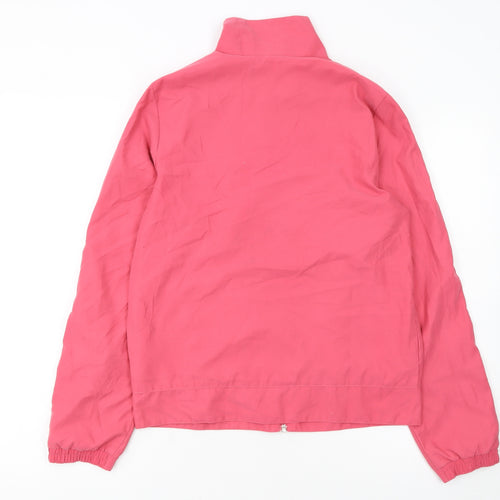 Adidas Girls Pink Track Jacket 14 Years Full Zip Lightweight Sports Top