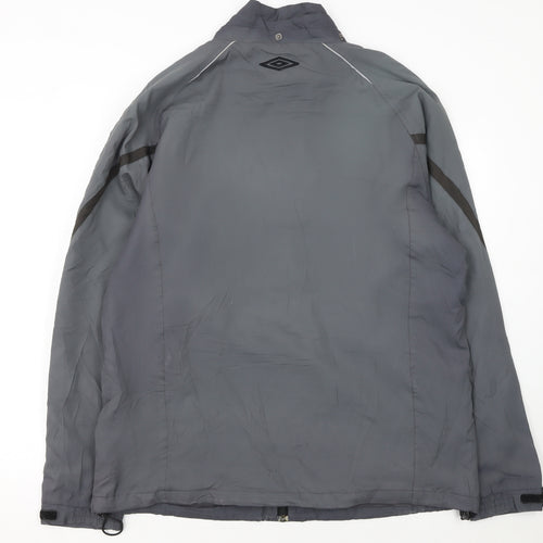 Umbro Men's Grey XL Windbreaker Activewear Jacket