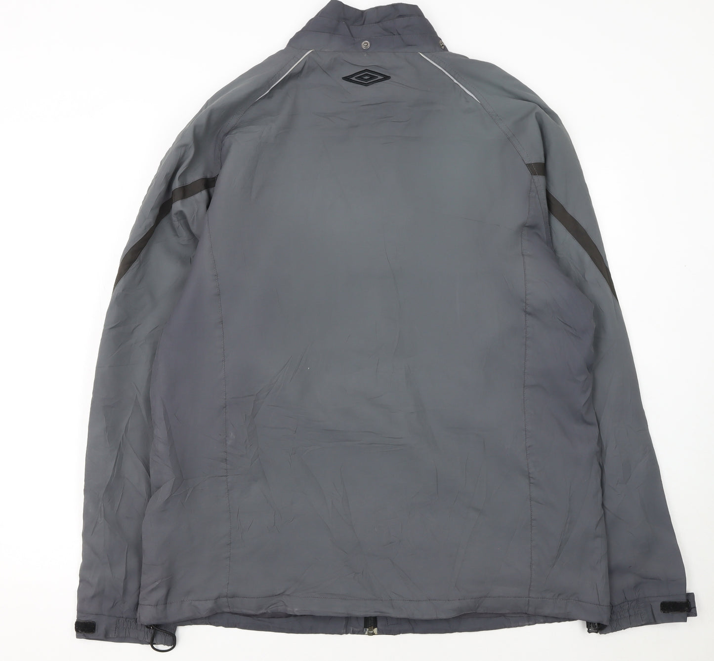 Umbro Men's Grey XL Windbreaker Activewear Jacket