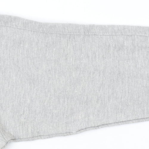 BOSS Mens Grey 2XL Henley Sweatshirt Cotton Blend Regular Fit