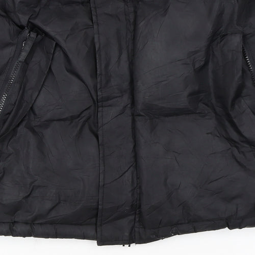U.S. Polo Assn. Men's Black M Puffer Jacket Polyester Winter