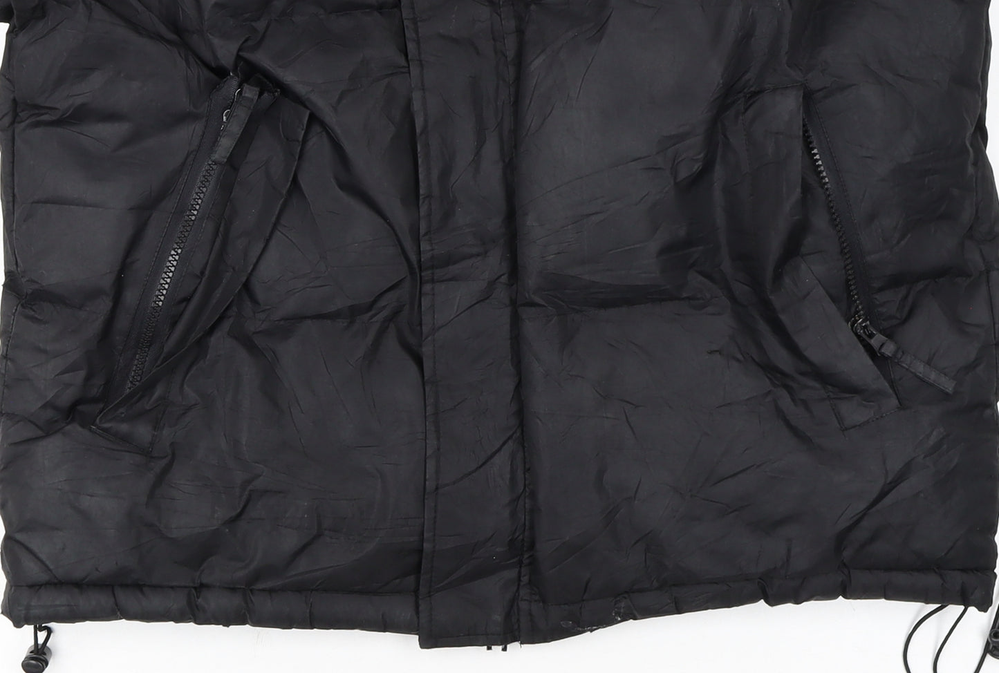U.S. Polo Assn. Men's Black M Puffer Jacket Polyester Winter