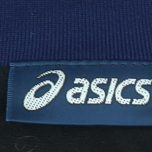 Asics Women's Navy Pullover Sweatshirt L Polyester Sports Top