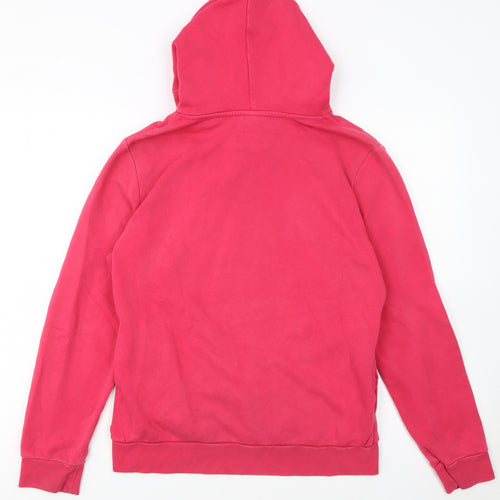 Adidas Womens Pink Pullover Hoodie Size M 12-14 Cotton Blend