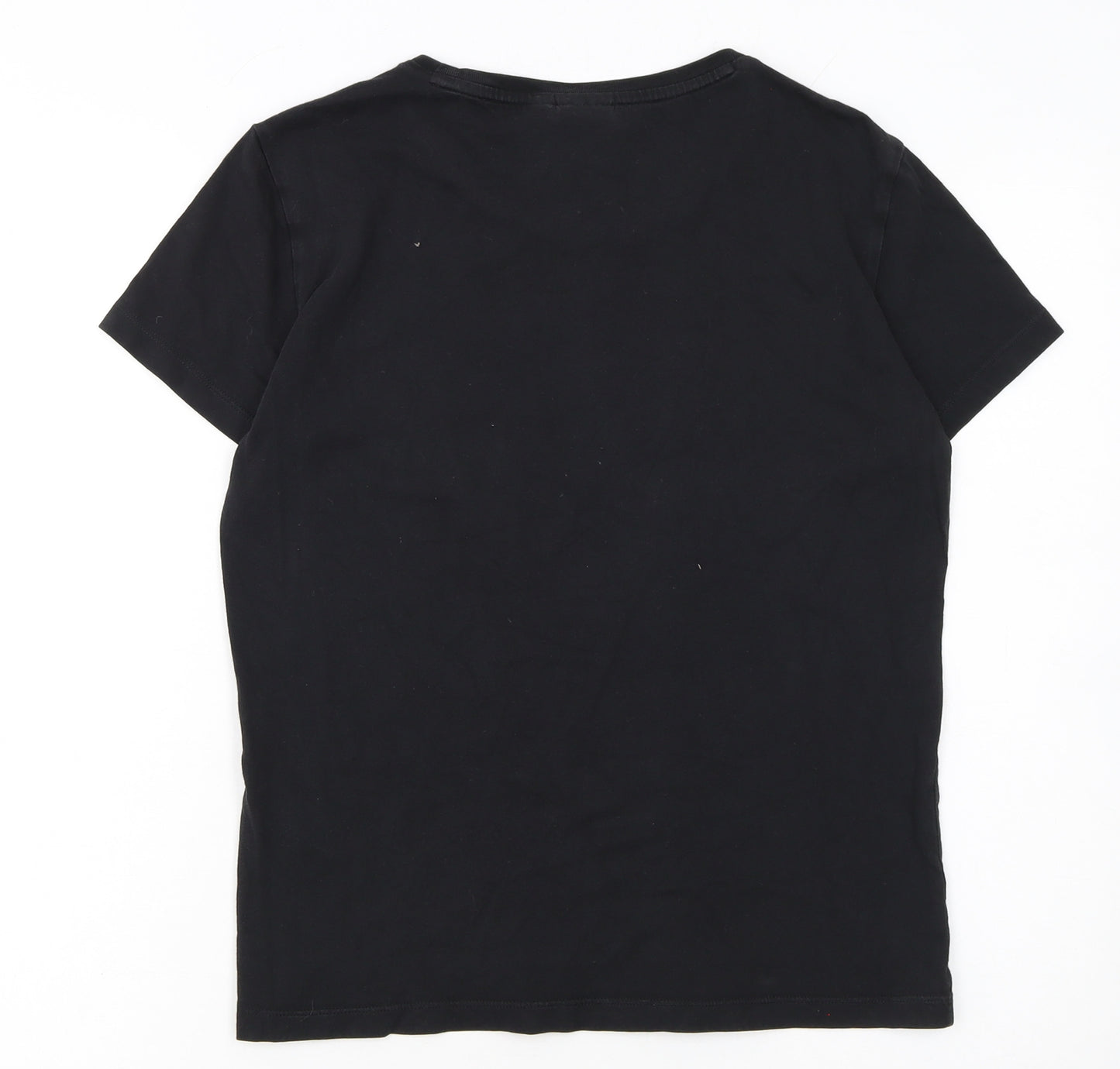 adidas Originals Women's Black Size 16 Crew Neck Short Sleeve T-Shirt
