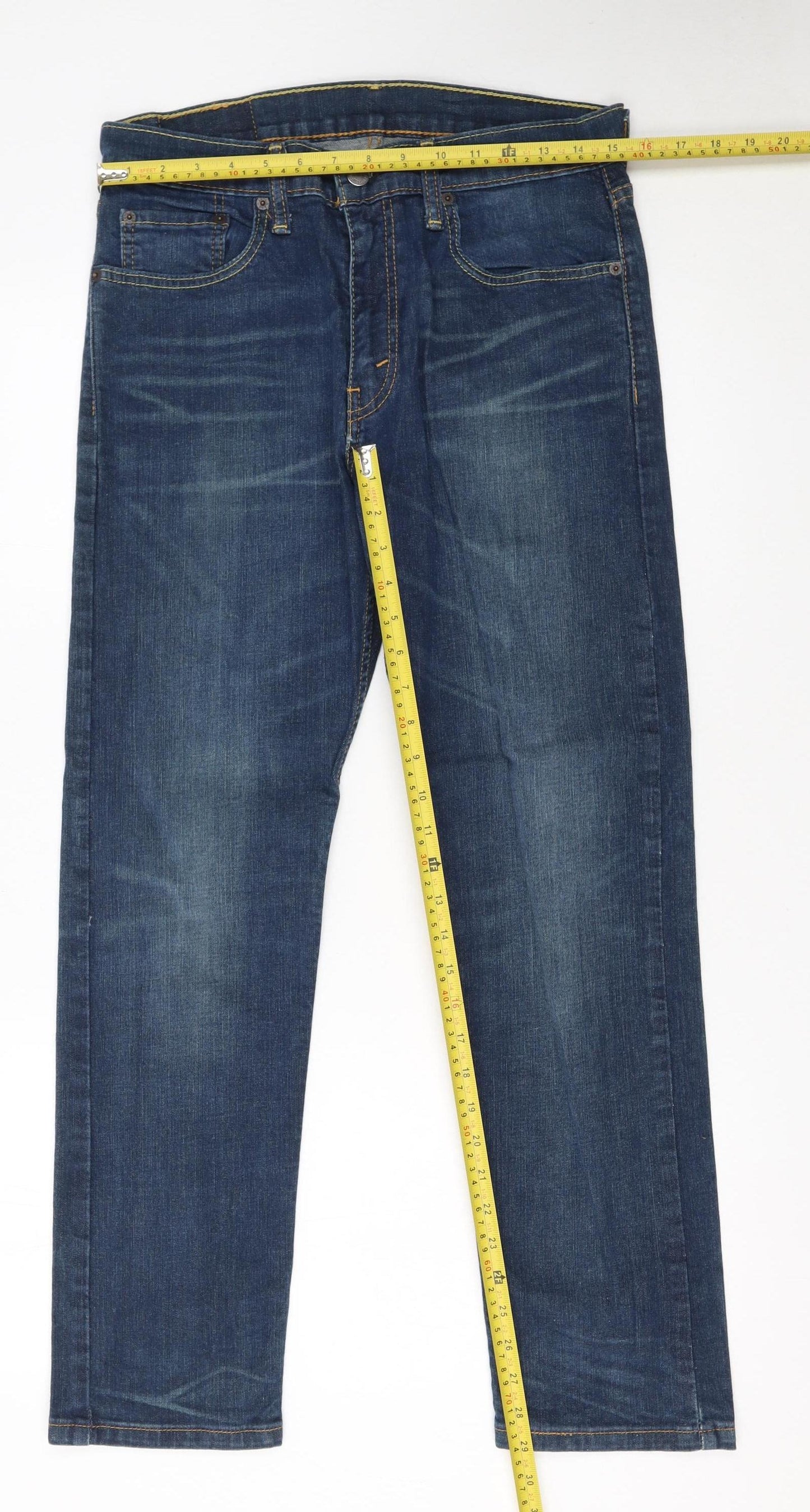 Levi's 502 Men's Blue Denim Straight Fit Jeans W32 L30