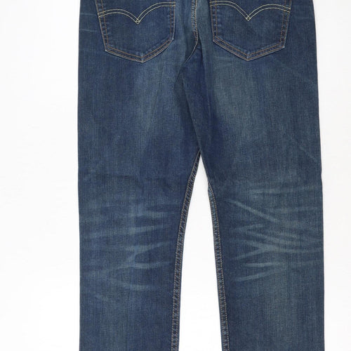Levi's 502 Men's Blue Denim Straight Fit Jeans W32 L30