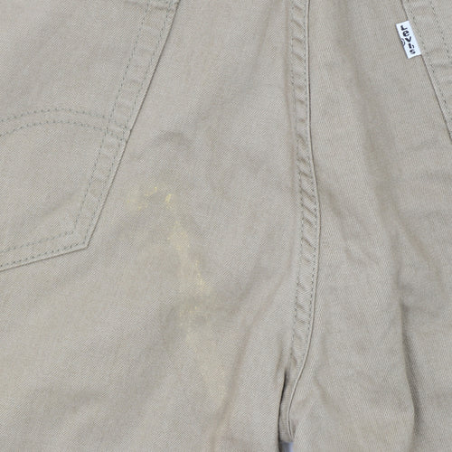 Levi's Men's Beige 505 Straight Denim Jeans W34 L34 Regular Fit