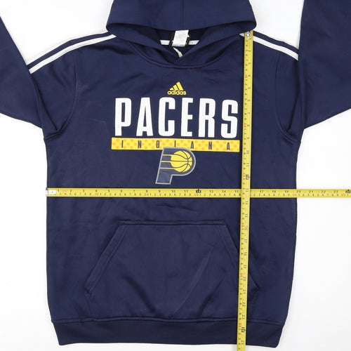 Adidas Boys Blue Indiana Pacers Pullover Hoodie XL 18 Years Basketball