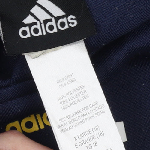 Adidas Boys Blue Indiana Pacers Pullover Hoodie XL 18 Years Basketball