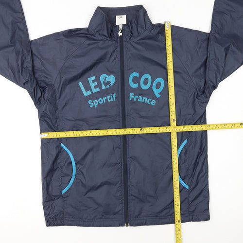 Le Coq Sportif Boys Blue Full Zip Track Jacket Size 12-13 Years