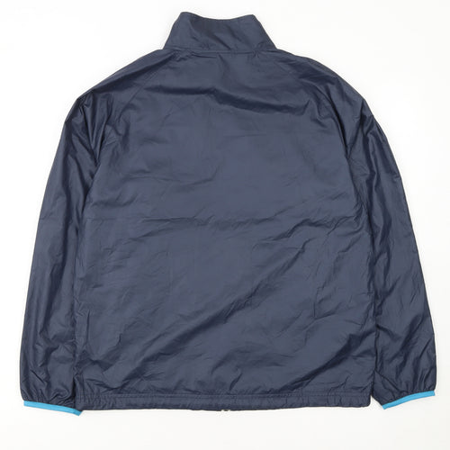 Le Coq Sportif Boys Blue Full Zip Track Jacket Size 12-13 Years