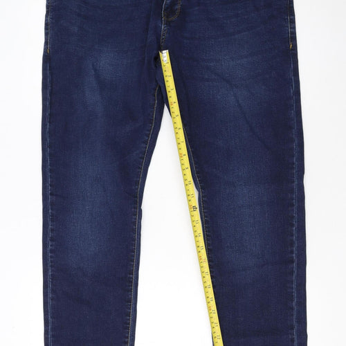 ONM Industry Men's Blue Slim Fit Stretch Denim Jeans 34R