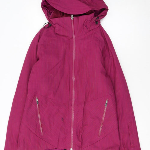 Columbia Women’s Pink Hooded Waterproof Parka Jacket Size S