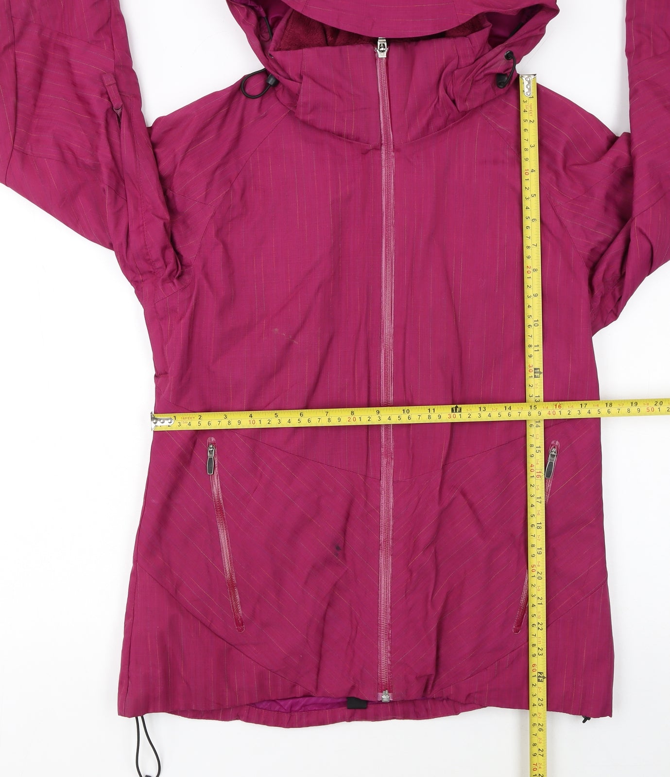 Columbia Women’s Pink Hooded Waterproof Parka Jacket Size S