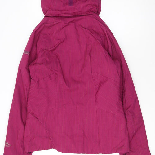 Columbia Women’s Pink Hooded Waterproof Parka Jacket Size S