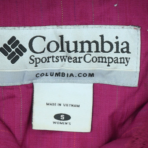Columbia Women’s Pink Hooded Waterproof Parka Jacket Size S
