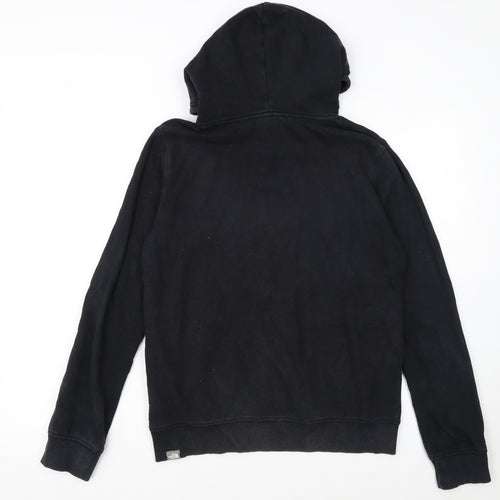 The North Face Girls Black XL Pullover Hoodie with Logo Print