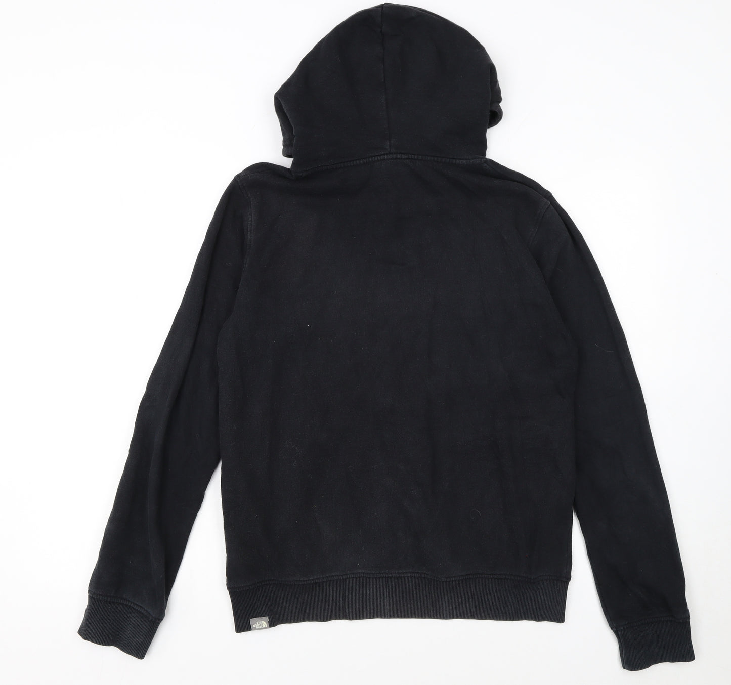 The North Face Girls Black XL Pullover Hoodie with Logo Print