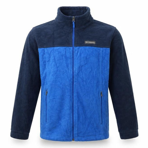 Columbia Boys Blue Fleece Full Zip Outdoor Jacket Size L