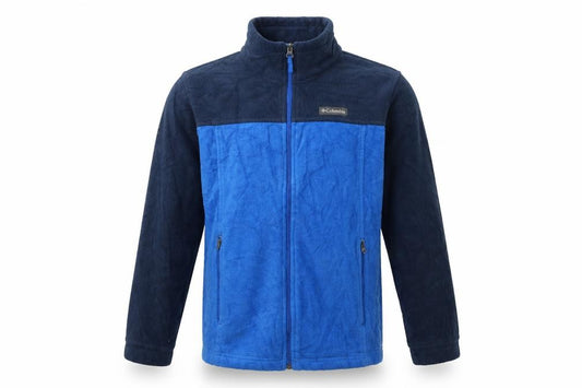 Columbia Boys Blue Fleece Full Zip Outdoor Jacket Size L