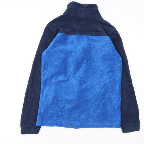Columbia Boys Blue Fleece Full Zip Outdoor Jacket Size L