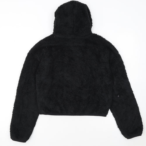 Converse Girls Black Fleece Pullover Hoodie XL 13-15 Years