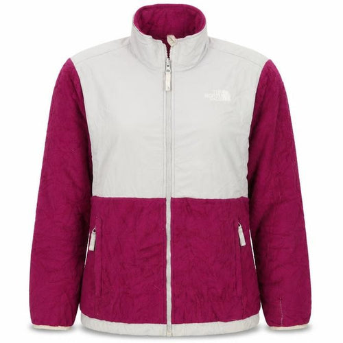 The North Face Girls Purple Fleece Jacket XL Full Zip Outdoor Style