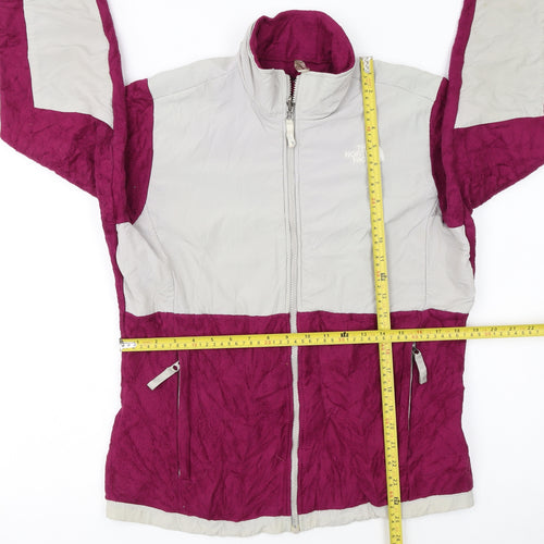 The North Face Girls Purple Fleece Jacket XL Full Zip Outdoor Style