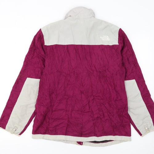 The North Face Girls Purple Fleece Jacket XL Full Zip Outdoor Style