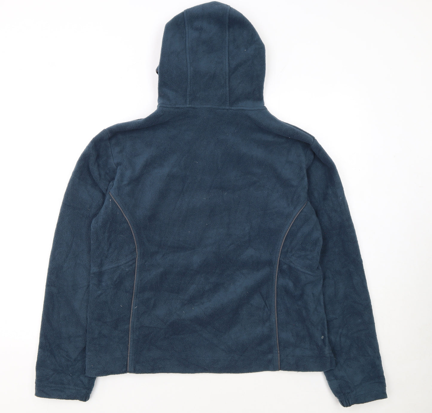 Columbia Women's Blue Fleece Full Zip Hoodie XL Warm Casual