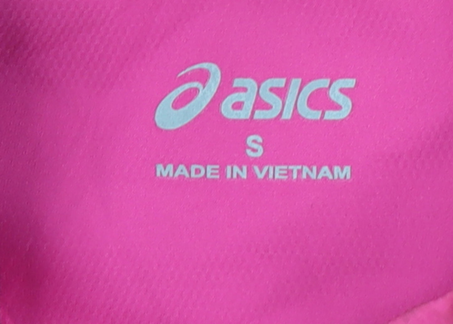 Asics Womens Pink Windbreaker Jacket S Lightweight Running Reflective