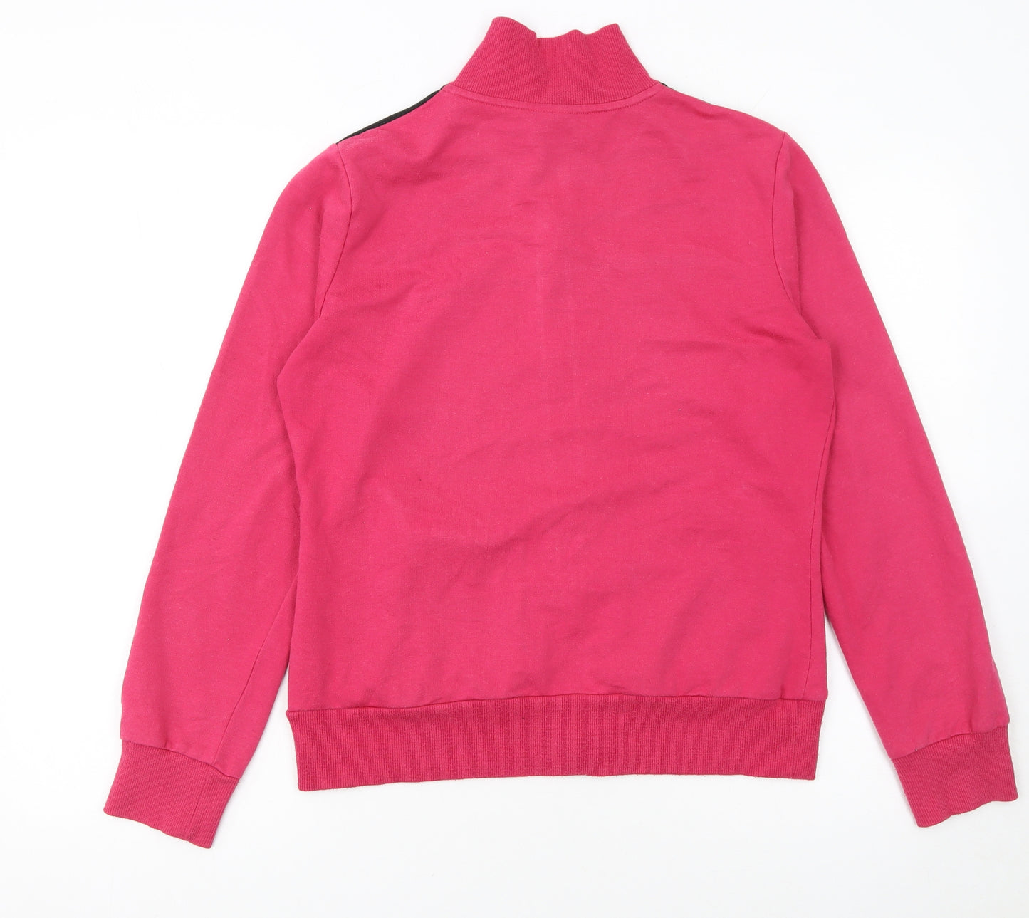 Reebok Women's Pink Track Jacket L Colourblock Full Zip Sportswear
