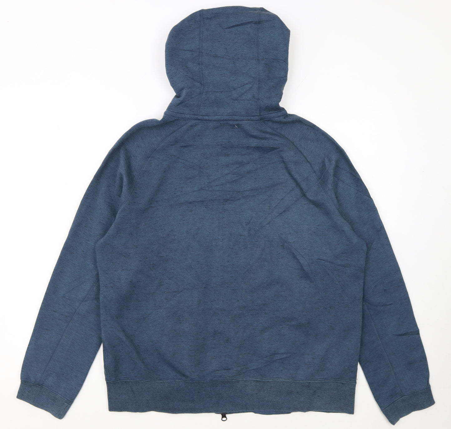 Nike Men's Blue Full Zip Hoodie L Regular Fit Lightweight Jacket
