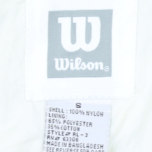 Wilson Womens Yellow Black Colourblock Nylon Windbreaker Jacket S