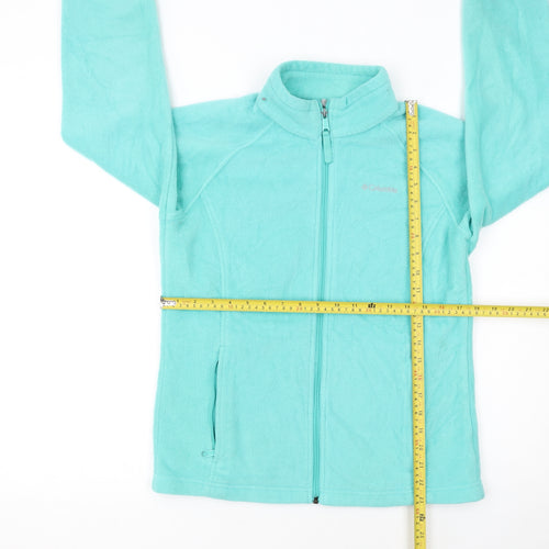 Columbia Girls Blue Fleece Full Zip Jacket XL Lightweight Outdoor