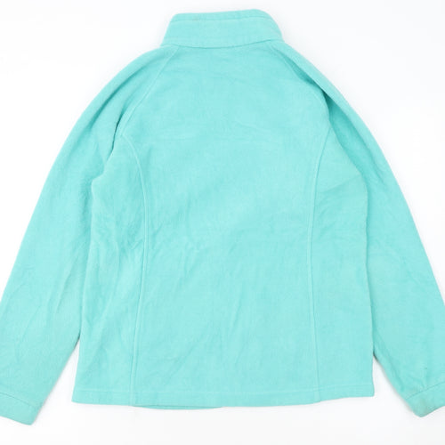Columbia Girls Blue Fleece Full Zip Jacket XL Lightweight Outdoor