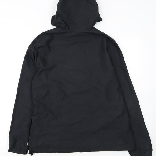 Adidas Womens Black Size 12 Windbreaker Hooded Active Jacket