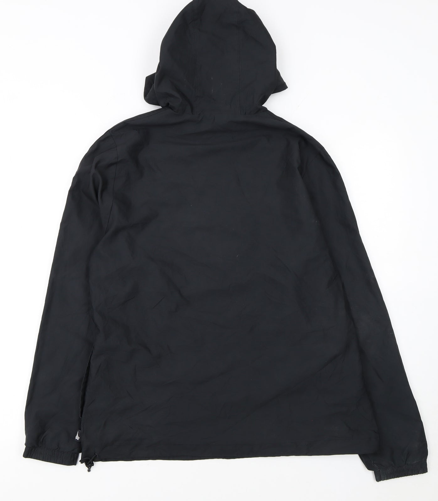 Adidas Womens Black Size 12 Windbreaker Hooded Active Jacket