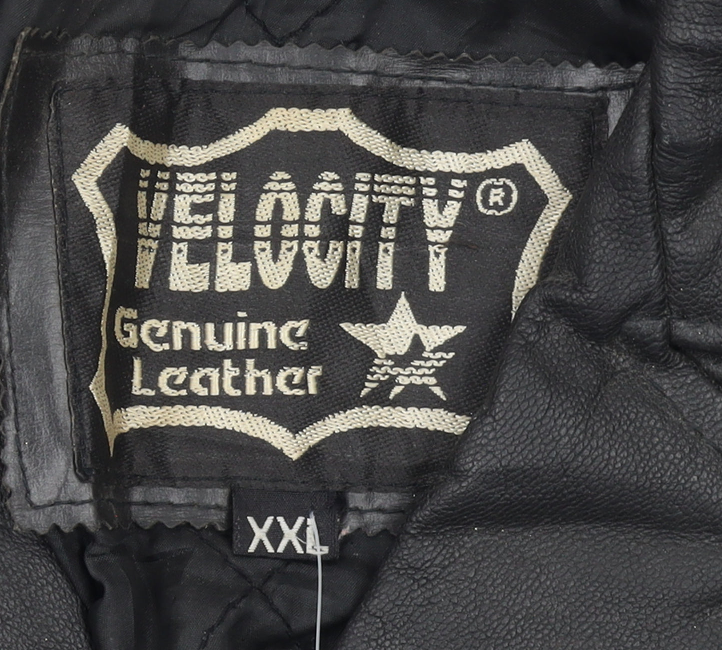 Velocity Women’s Black Genuine Leather Biker Jacket XXL