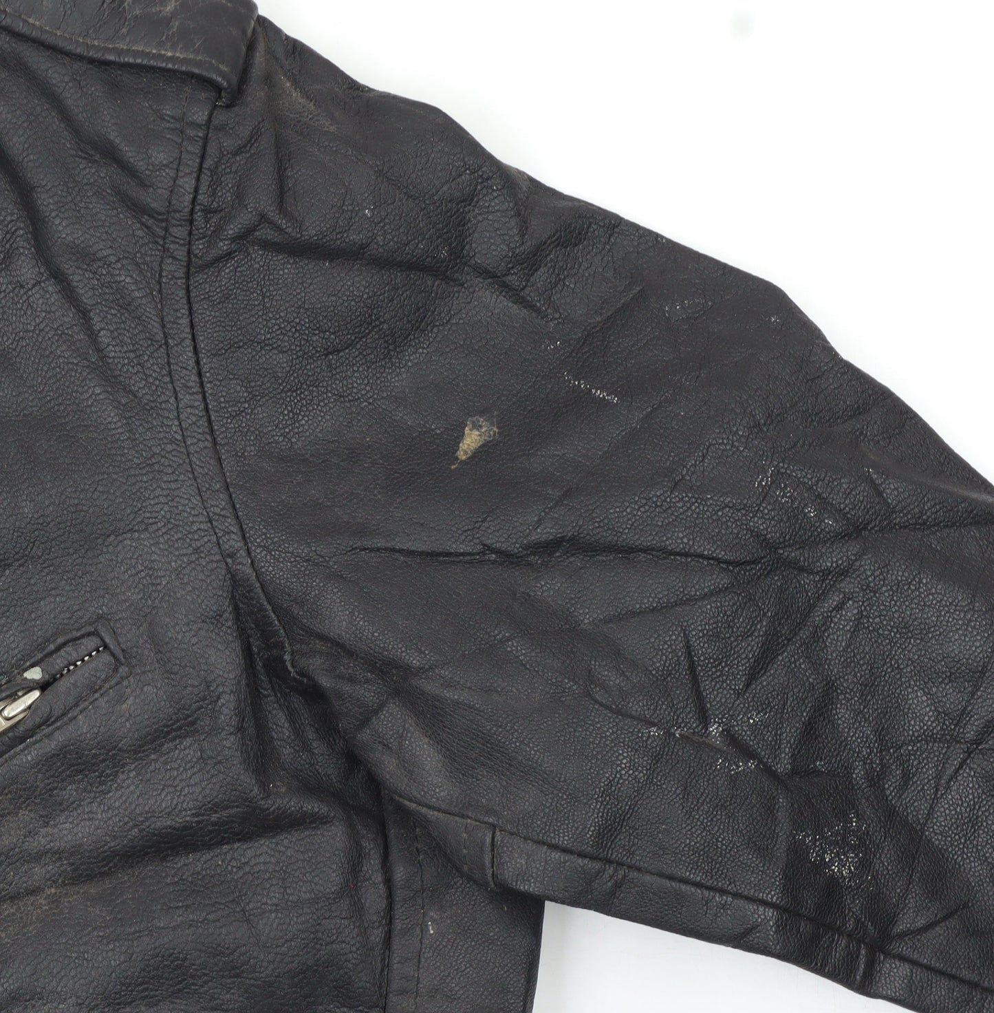 Velocity Women’s Black Genuine Leather Biker Jacket XXL