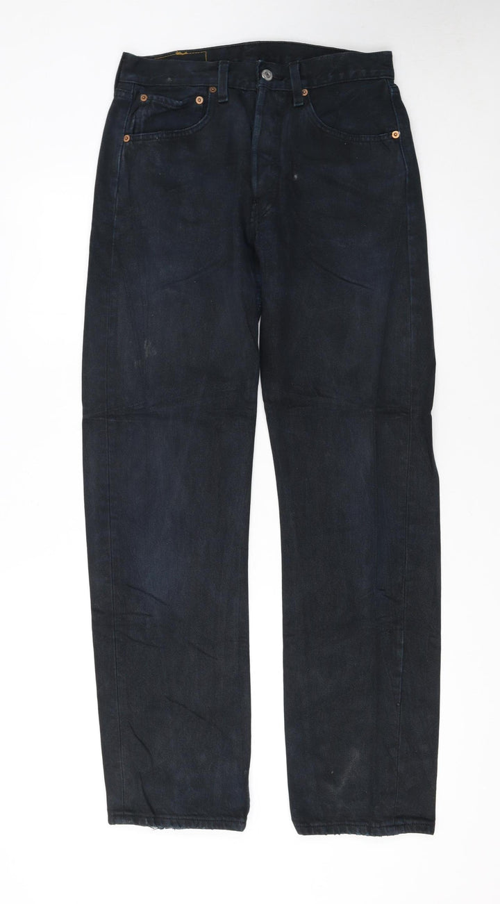 Levi's 501 Men's Blue Denim Straight Jeans W31 L32 Classic Fit