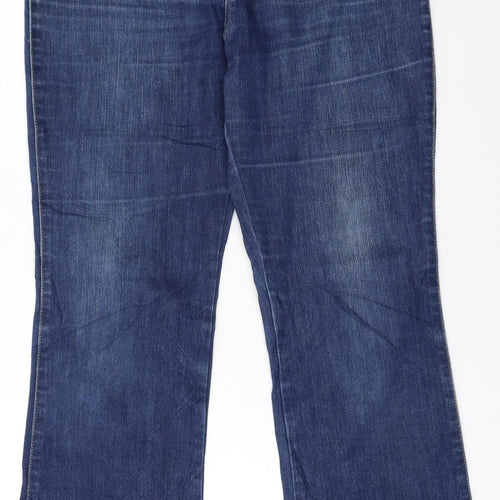 Wrangler Men's Blue Bootcut Regular Fit Jeans W33 L32