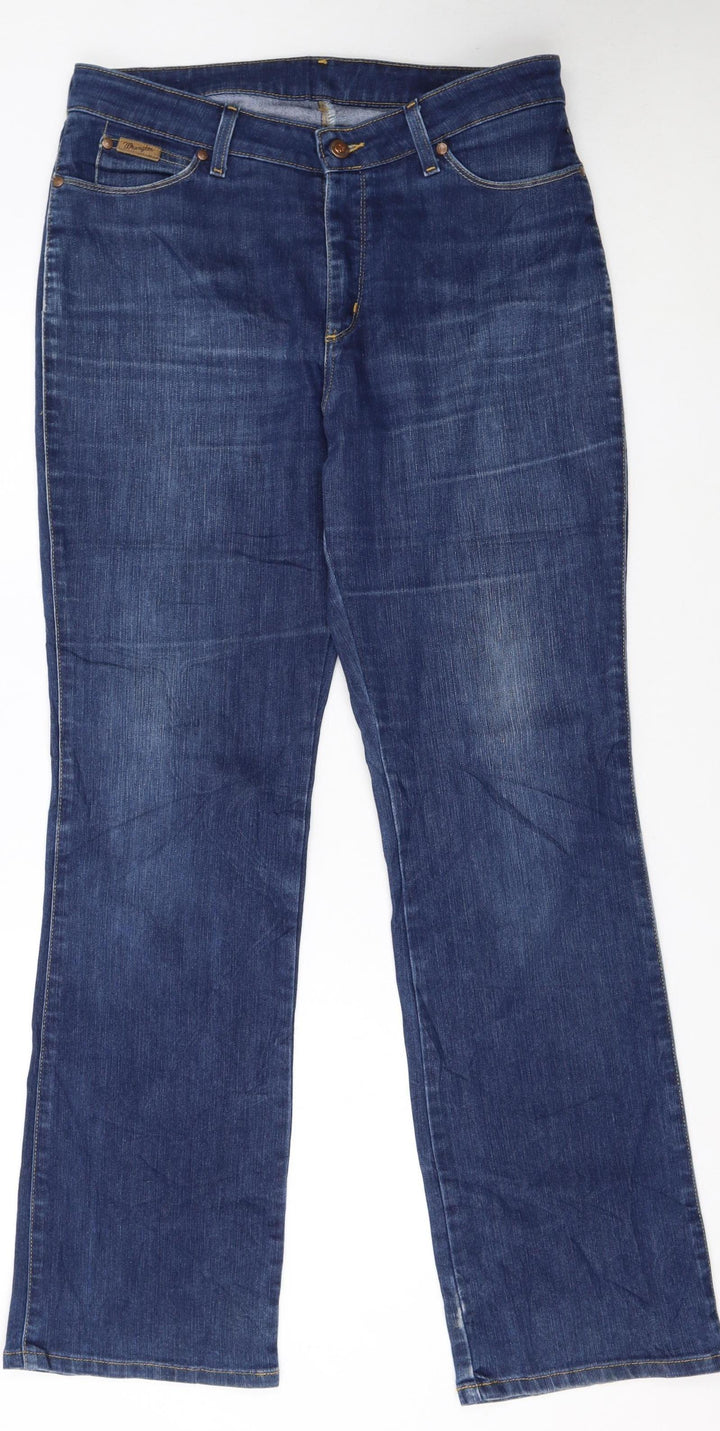 Wrangler Men's Blue Bootcut Regular Fit Jeans W33 L32