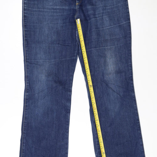 Wrangler Men's Blue Bootcut Regular Fit Jeans W33 L32